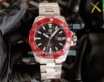 Replica Tag Heuer Aquaracer Quartz Black Dial Red Ceramic Bezel Watch